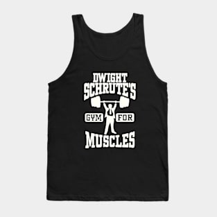 Dwight's Gym for Muscles Shirt, Gym Quote Tank Top